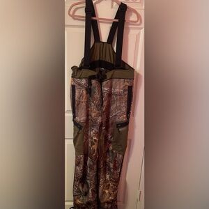 Men’s Gander Mountain Guide Series Camo Bib Overalls Zip At Leg Size L